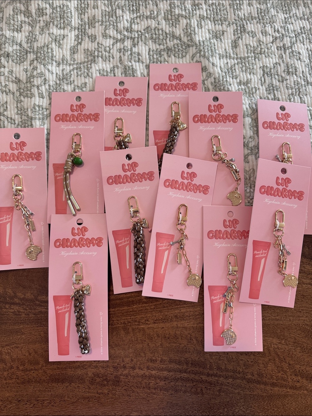 Lip Charms Keychain Accessory Lot 11 Girls Night Craft Party